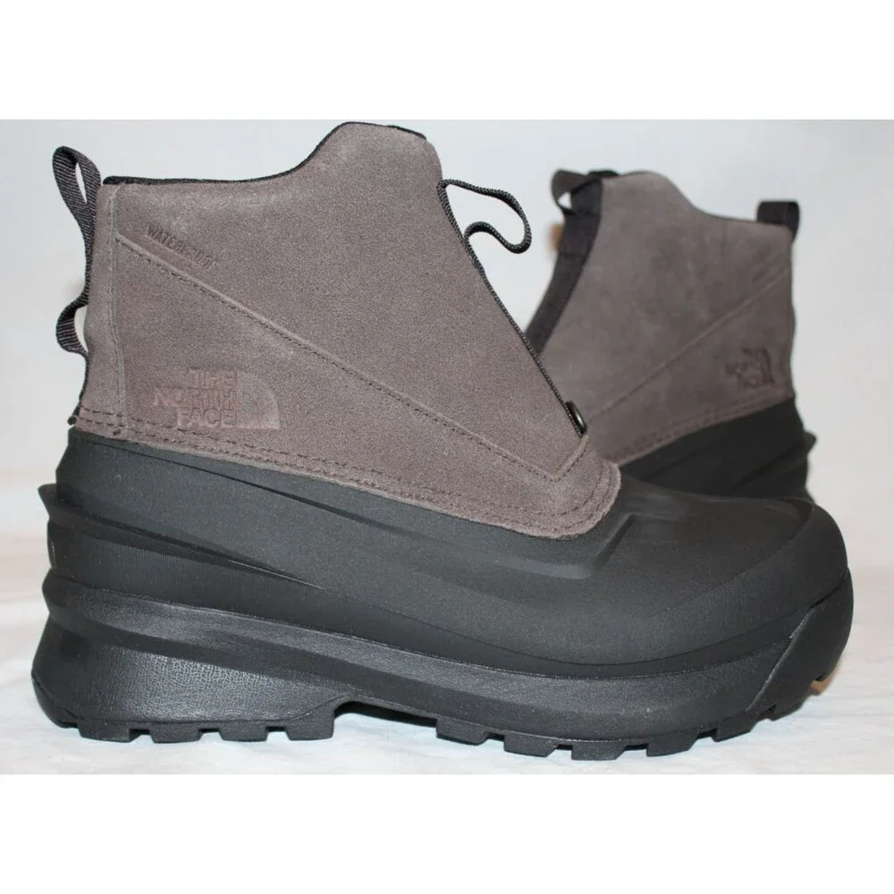 THE‎ NORTH FACE MENS CHILKAT V ZIP WATERPROOF BOOTS COFFEE/BLACK NIB SZ 7.5